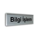 Alumınyum Plate Yönlendirme Levhaları Kapı İsimlikleri 7*25 cm 11