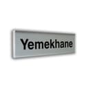 Alumınyum Plate Yönlendirme Levhaları Kapı İsimlikleri 7*25 cm 18