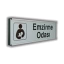Alumınyum Plate Yönlendirme Levhaları Kapı İsimlikleri 7*25 cm 25