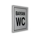Kapı Sembolleri Uyarı Levhaları 10*10cm 6