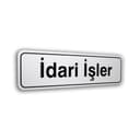 Pvc Kapı İsimlikleri Forex Üzeri Sıvama 7*25 Cm 16