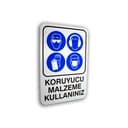 Pvc Kapı İsimlikleri Forex Üzeri Sıvama 16*24 cm 1